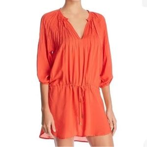 Vix | Paula Hermanny “Sara” deep coral swim cover up